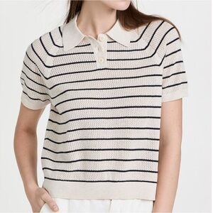 Alex Mill Zoe Stripe Polo Sweater Top